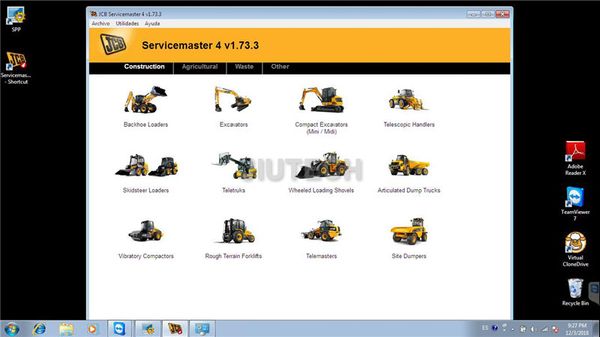 

jcb servicemaster 4 v1.73 diagnostic for jcb electronic service tool agriculture construction diagnostic software