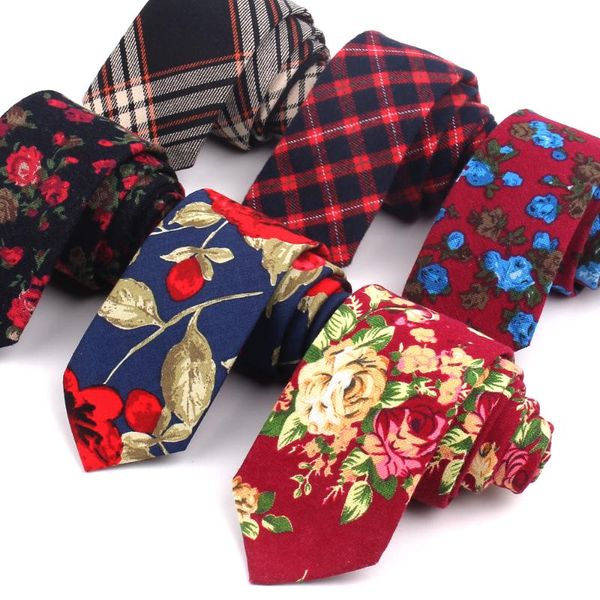 

men ties cotton neckties for men women formal floral print neck tie for wedding party skinny groom tie corbatas hombre cravat, Blue;purple
