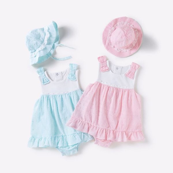 

vlinder baby girl dress одежда для маленьких девочек летние милые платья с жаккардовыми рыбацкими шапками поставляются в двух цветах 6 м~24, Black;gray