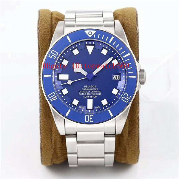 

пелагос m25600tn-0001 мужские часы diving часы swiss automatic 28800 полуколебаний sapphire стали 316l вращающийся ободок супер светящейся в, Slivery;brown