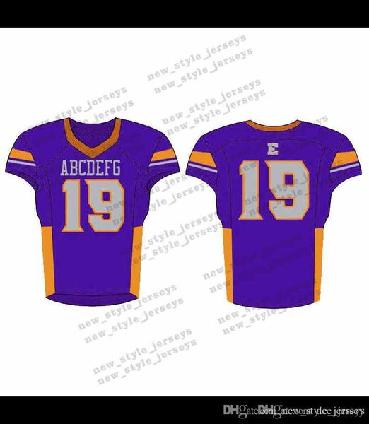 

56Men 2019 Youth Football Jerseys Army Green Wine Red Embroidery Logos Stitched Custom Any name Any number Jerseys
