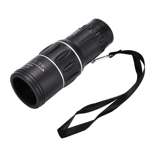 

hobbylane 16x52dual focus monocular waterproof hunting spotting telescope 16 times magnification for fishing camping measurement