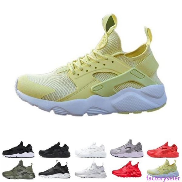 

huarache 4.0 1.0 running shoes mens womens triple white black red rose huraches ultra breathe athletic sports sneakers size 36-45