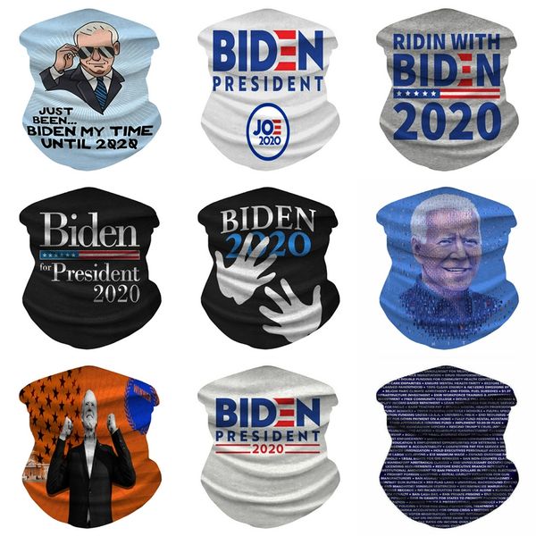 

2020 new summer 3d seamless bandana neck gaiter tube mask headwear, motorcycle face mask for men face biden mask #245, Black