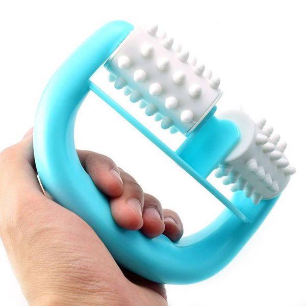 

handheld full body anti cellulite massage cell roller massager mini wheel ball foot hand body neck head leg back