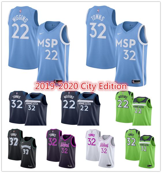 

men's minnesota karl-anthony 32 towns timberwolves kevin 21 garnett andrew 22 wiggins the city basketball jerseys, Black;blue