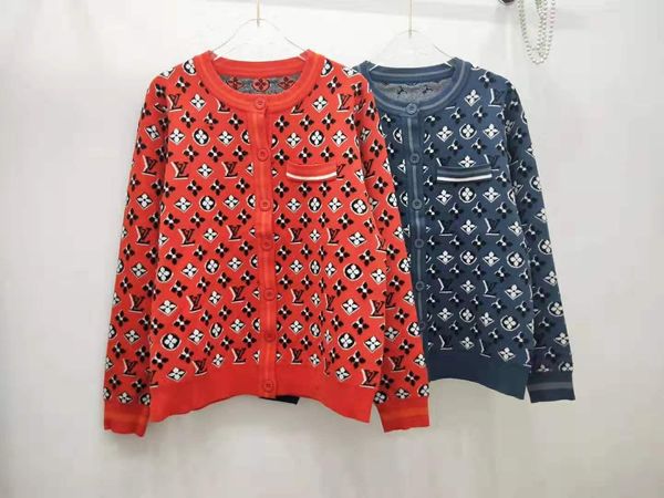 

1119 2019 свитер осень круглый вырез с длинным рукавом кардиган флора печати мода роскошь женская одежда цянь, White;black