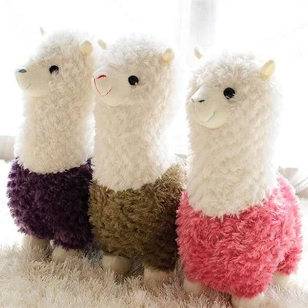 

kawaii kids children baby girls cotton blend plush cute small alpaca doll toys grass mud horse fashion stuffed animals / plush toys gifts