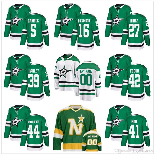 

Connor Carrick Jason Dickinson Roope Hintz Dallas Stars Jersey Joel Hanley Landon Bow Taylor Fedun Gavin Bayreuther Cheap