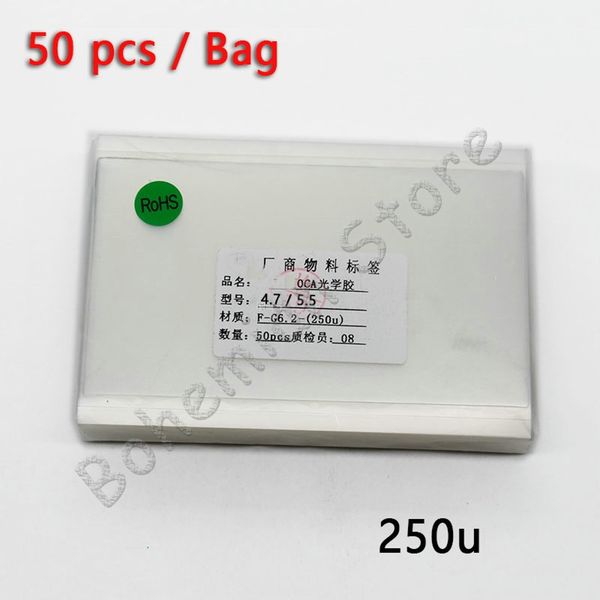 

50psc for xiaomi redmi note max mix 2 3 4 4x 5 6 7 8 pro plus lcd touch screen glass oca optical clear adhesive sticker delivery