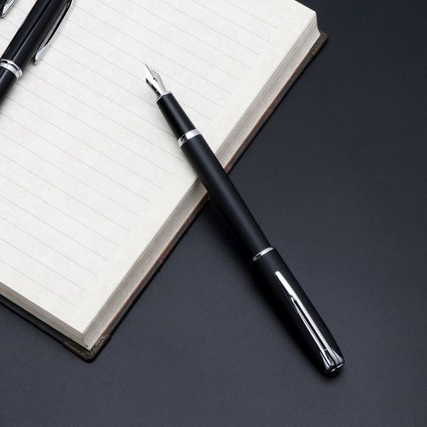 

luxury men fountain pen business student 0.5mm extra fine nib calligraphy school office supplies writing