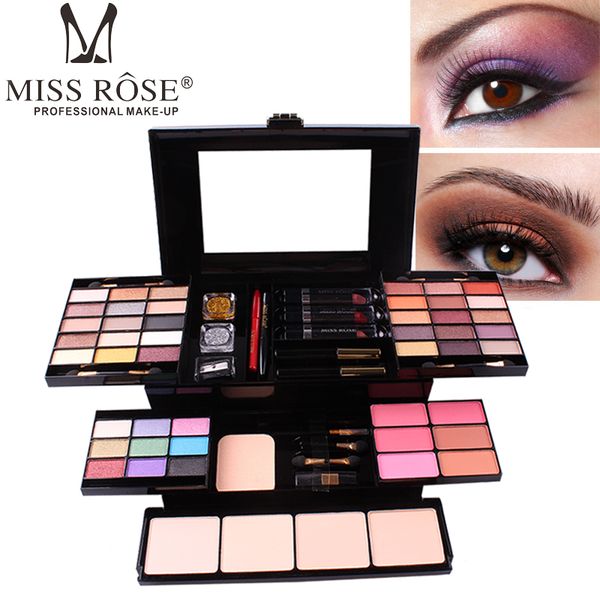 

face make up kit 39 color matte eyeshadow makeup kit highlight blush lipgloss glitter cosmetic makeup box set
