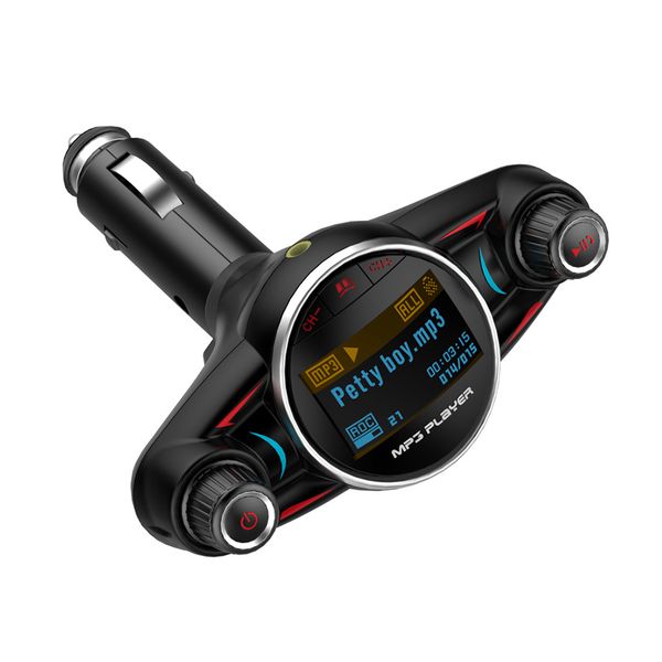 

rylybons bluetooth car kit handsfm transmitter wireless a2dp aux audio car mp3 player usb charger for auto products