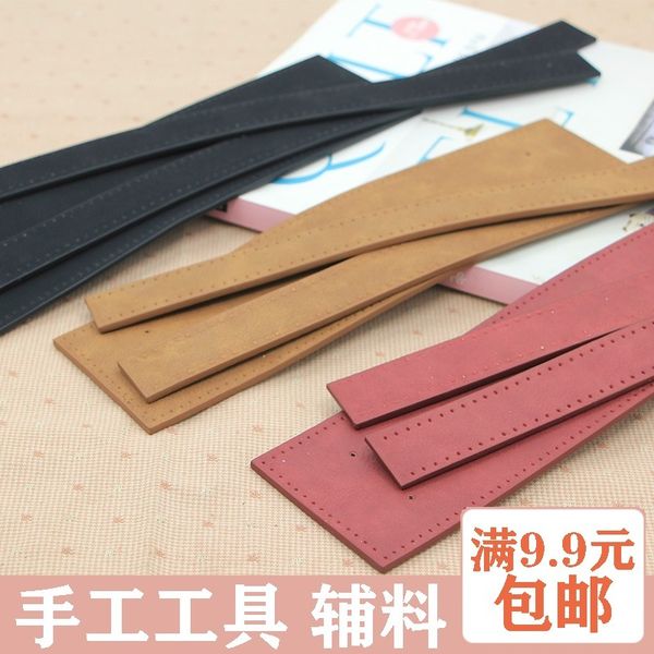 

boston pillow package pu leather parts luggage and bags parts manual diy thong woman package accessories, Black