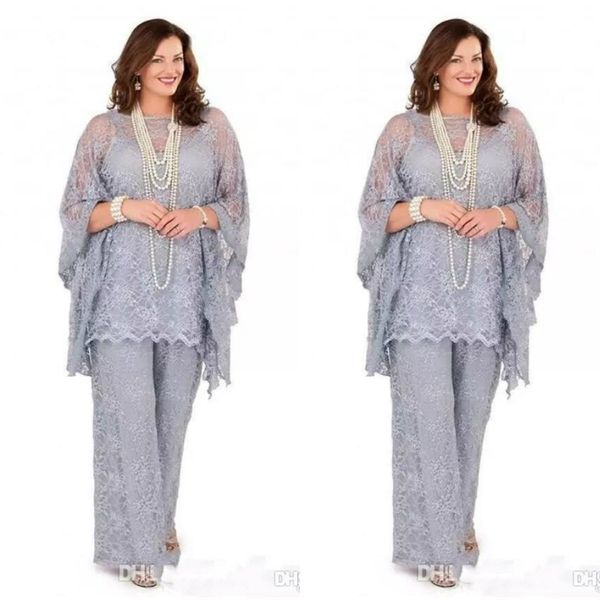 

plus size mother of the bride pant suits 2020 long sleeves three pieces bride gowns formal mother of the bride dress, Black;red