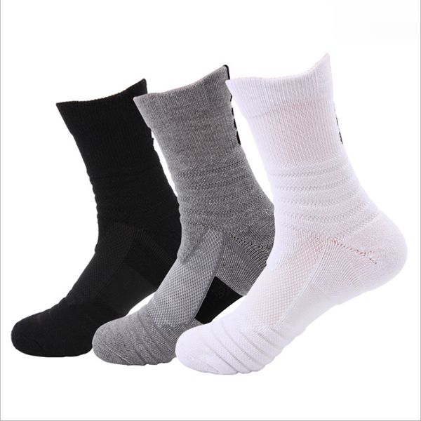 

men's socks moda mulaya compression sports middle tube basketball badminton running outdoor sweat absorption comfortable, Black