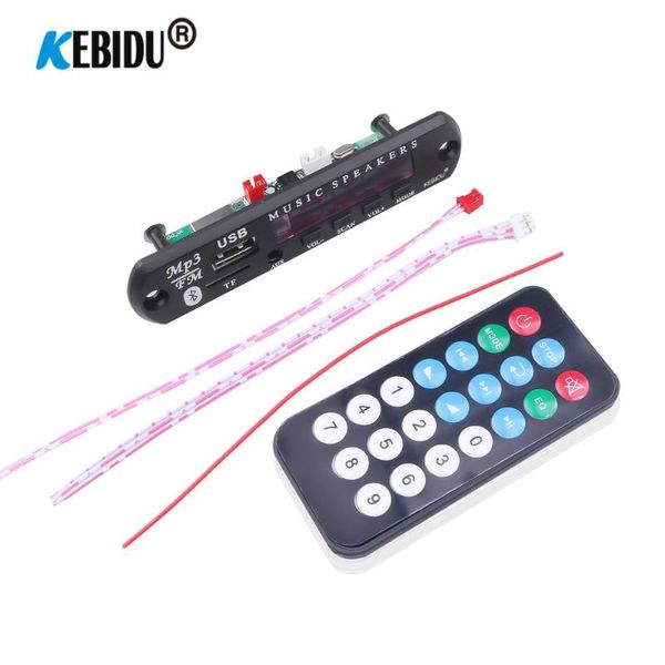 

bluetooth 5.0 mp3 decoder decoding board module wireless car usb mp3 player wma wav tf card slot / usb / fm remote board module