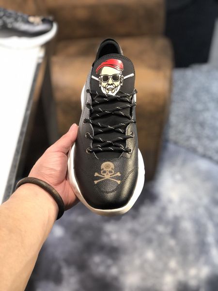 

фабрика оптовой продажи мужская мода дизайн кроссовки, тренер, бренд повседневная обувь, быстрая доставка по dhl, сделано оригинальной кожей, Black