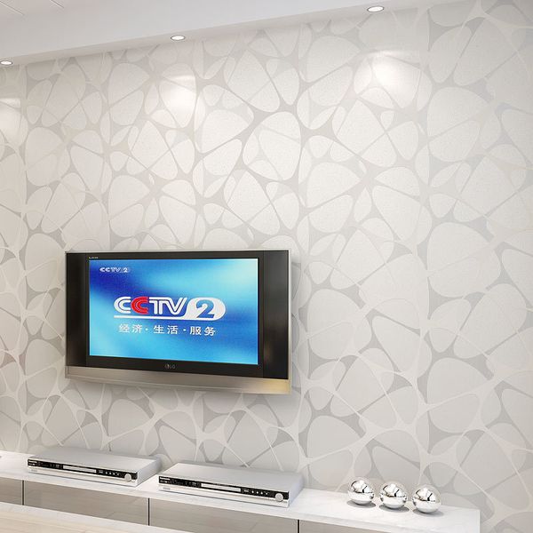 

воды минималистский 3d геометрический узор современные кубик гнездо нетканые флокирование обои ролл гостиная спальня тв фон декор