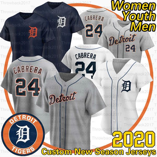 

detroit miguel cabrera jersey 28 niko goodrum jonathan schoop brandon dixon jeimer candelario kirk gibson 2020 season jerseys, Blue;black