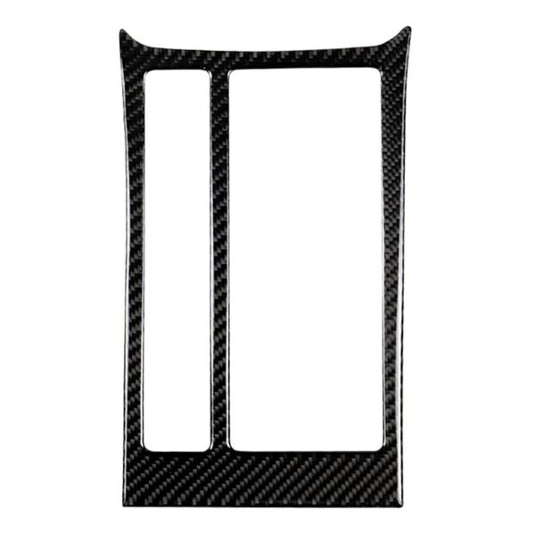 

car styling carbon fiber console gear shift water cup holder panel cover trim for golf 7 2013-2017 265*158mm automotive stickers