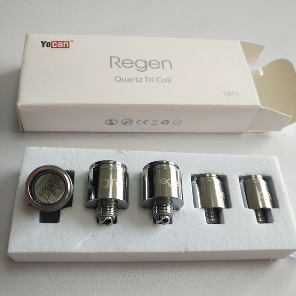 

Оригинальный Yocan Regen QTC катушки кварц Tri катушки QDC кварц двойной катушки для воска чистый пар 5 шт. / упак.