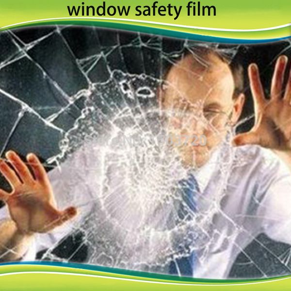 

4 mil window safety foil that prevents breaking glass 5ft x 100ft