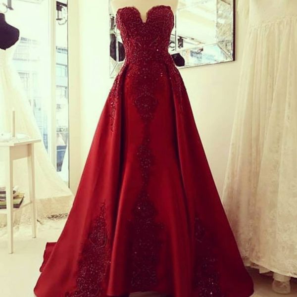 

красный бальное платье выпускного вечера платья robe de soiree, Black