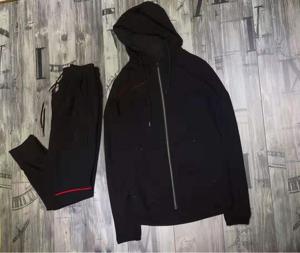 

новые мужские костюмы вышивки письма печатных мужские бегуны hoodie sweaerst спортивная одежда спортивные костюмы плюс размер l-5xl, Gray