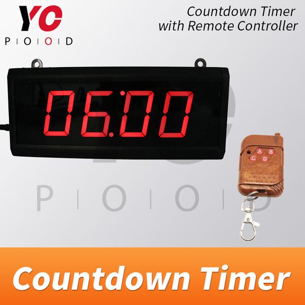

led countdown timer room escape game props four digits display discreen wireless users can set time real life supplier yopood