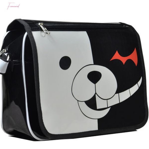 

japan anime danganronpa messenger bags casual schoolbag cosplay shoulder lapbags satchel