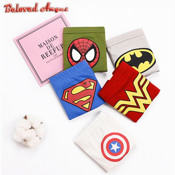 

5-pack organic cotton kids boxers for boys shorts panties children underwear boy cartoon children's teenager underpant 2-13t, Black