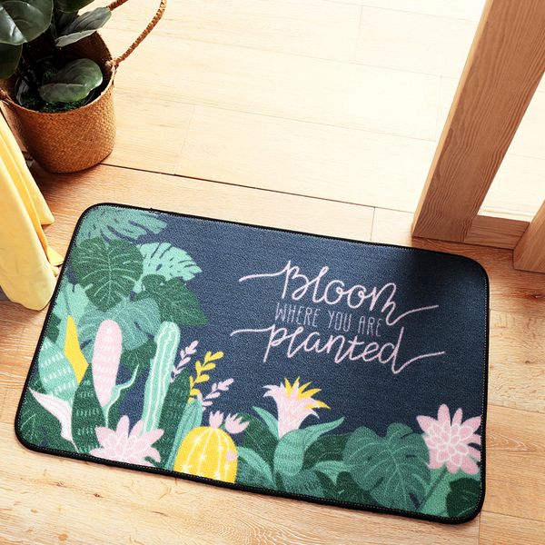 

plant world floor mat repeatable environmental living room kitchen