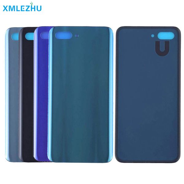 

10шт oem для huawei honor 10 lite назад крышка батарейного отсека задняя панель двери стекла корпус корпус + клей ремонт замена части