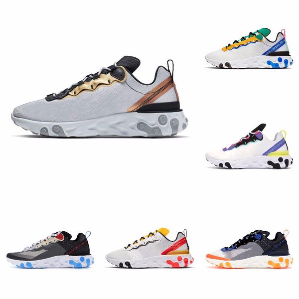 

2020 react element shoes87 mens designer shoes men women casual light bone triple black royal solar team zapatos sports sneakers 36-45