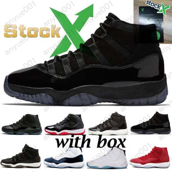 

коробка)11 высокое качество 11s 2020 разводят баскетбольные туфли дышащие кроссовки металлик серебро конкорд высокие 45 спортивные кроссовк