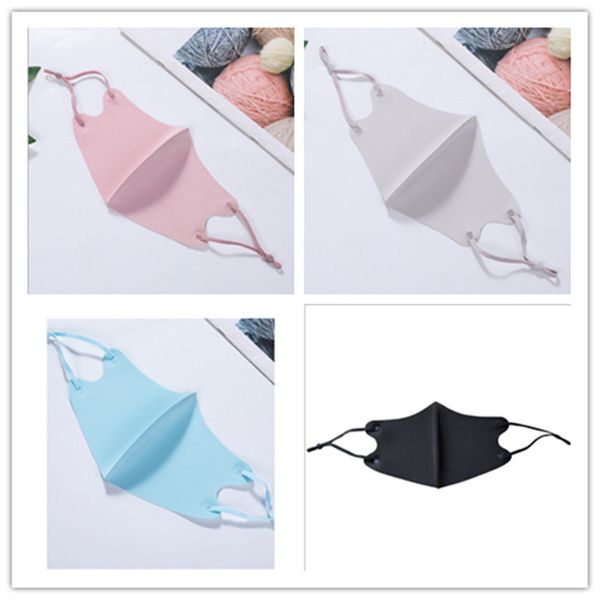 

2020 anti dust face mouth cover pm2.5 mask respirator dustproof anti-bacterial washable reusable ice silk cotton masks