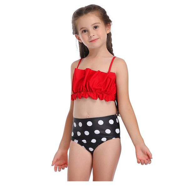 

print toddler kids girls bodysuit two pieces monokini push up bikini swimwear stylish child swimsuit fantastic swimming suits