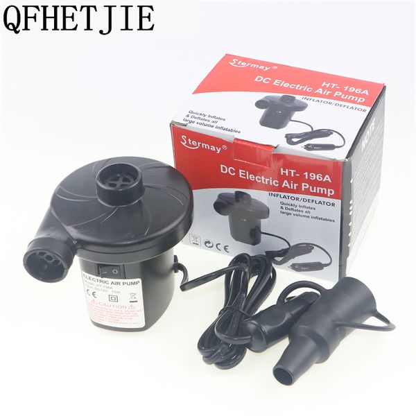 

12v auto air compressor electric air pump suitable for inflatable toy swimming ring camping bed mattress inflator