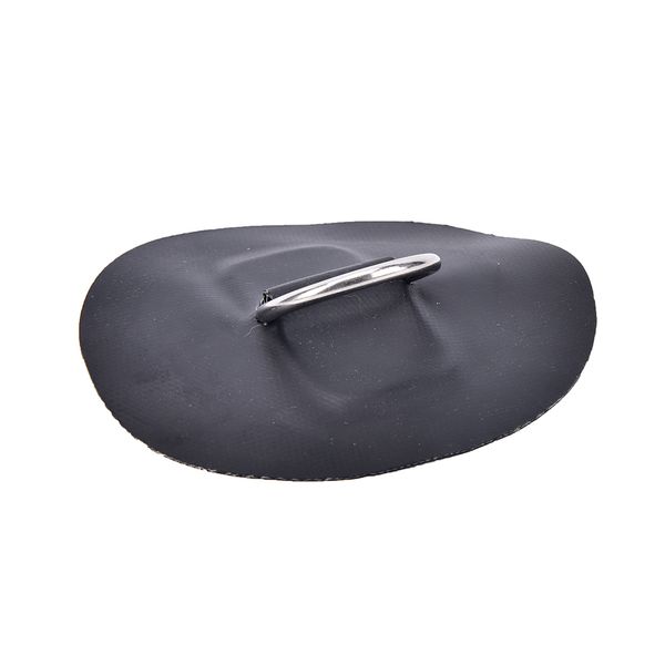 

1pcs 6 inch inflatable boat kayak dinghy stainless steel d-rings pvc patch black