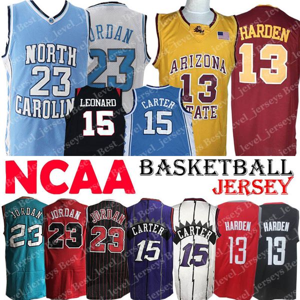 

ncaa north carolina jersey college tar heels michael jersey vince 15 carter leonard james jersey harden arizona state sun devils, Black