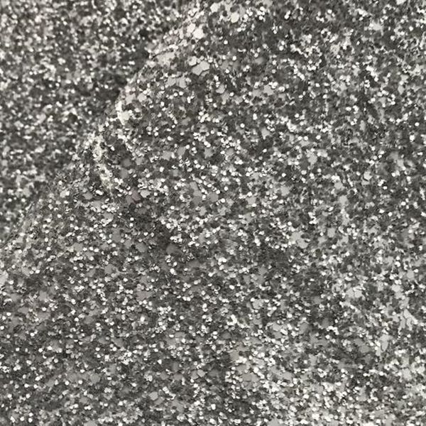 

patchwork 137cm light grey pearlescent glitter pu artificial leather fabric dress coat diy textiles elastic tissu cloth fabric c942, Black;white