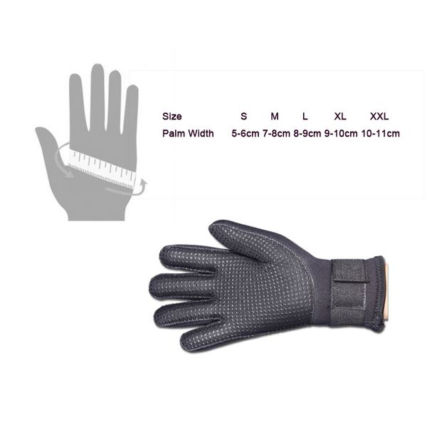

5mm neoprene diving gloves spearfishing underwater canoeing fishing gloves men women hunting canoeing swimming gloves 1 pair
