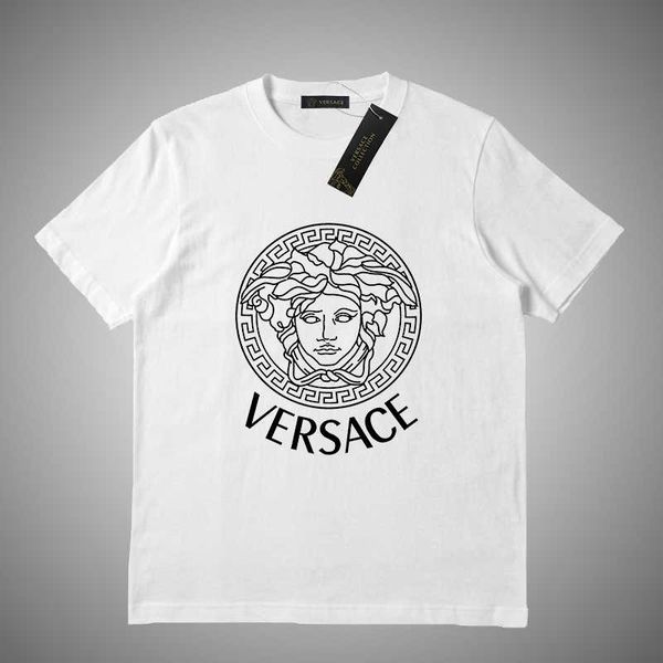 

19ss men women summer street t shirt fashion designers letter print short sleeves casual solid color tee t-shirts, White;black