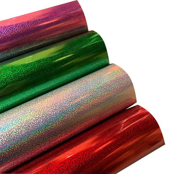 

25cmx50cm laser heat transfer vinyl camouflage rainbow iron on film htv t-shirtfilm