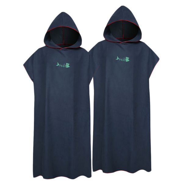 

2x 109x88cm outdoor sports quick-drying absorbent cloak for