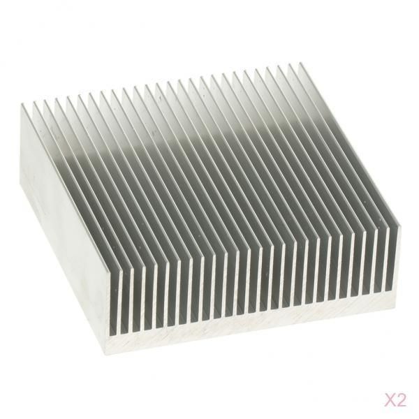 

2pcs aluminum alloy heatsink sink cooler cooling fits for cpu ic led power