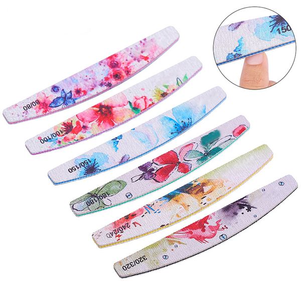 

mtssii 6pcs/lot nail file sanding buffer block pedicure manicure buffing polish beauty tools professional nail files