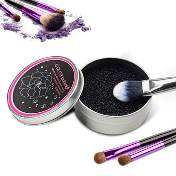 

2019 Makeup brush cleaning wash artifact dry sponge color change cleaner Mat Washing Cosmetics clean tool