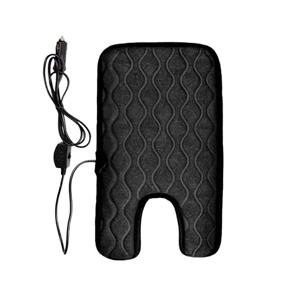 

non-slip 12v car baby winter car seat cover carbon fiber heated seat heater heating cushion warmer pad with lighter switch